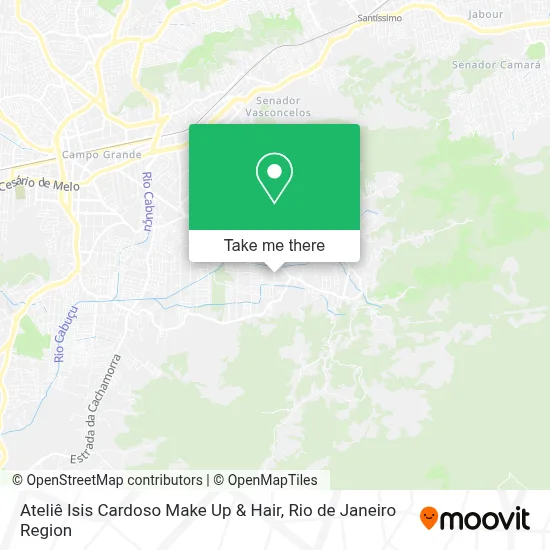 Ateliê Isis Cardoso Make Up & Hair map