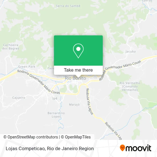 Lojas Competicao map