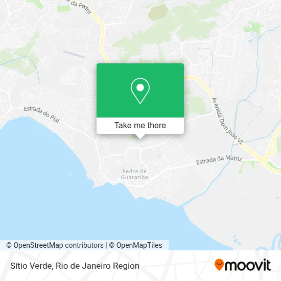 Sítio Verde map