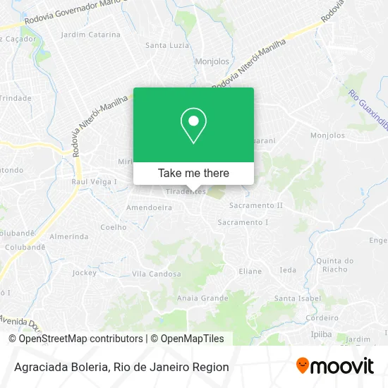 Agraciada Boleria map