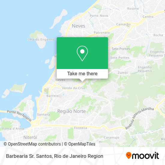 Barbearia Sr. Santos map