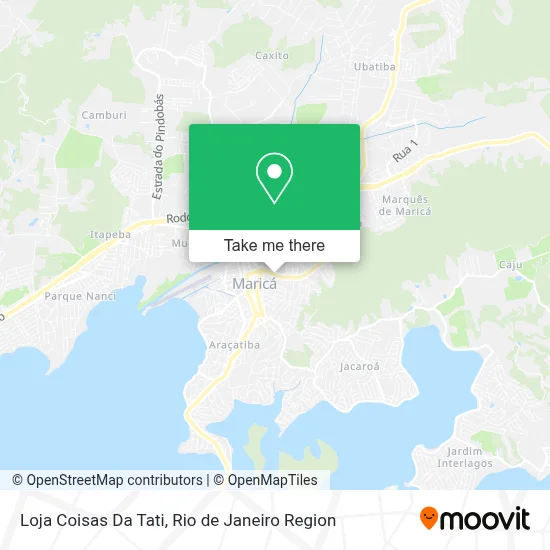 Loja Coisas Da Tati map