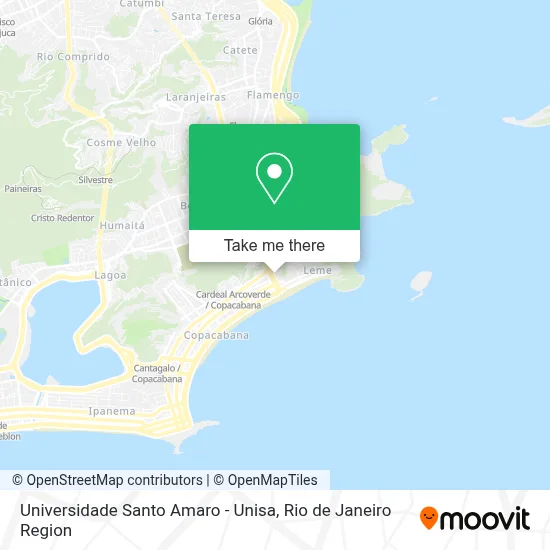 Universidade Santo Amaro - Unisa map