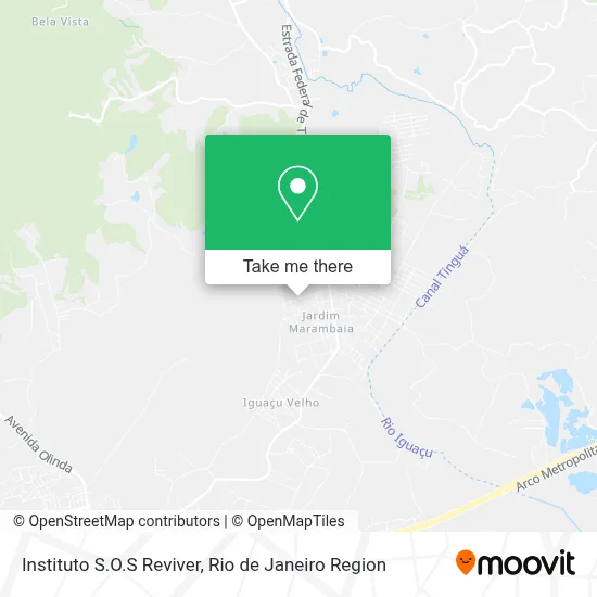 Instituto S.O.S Reviver map