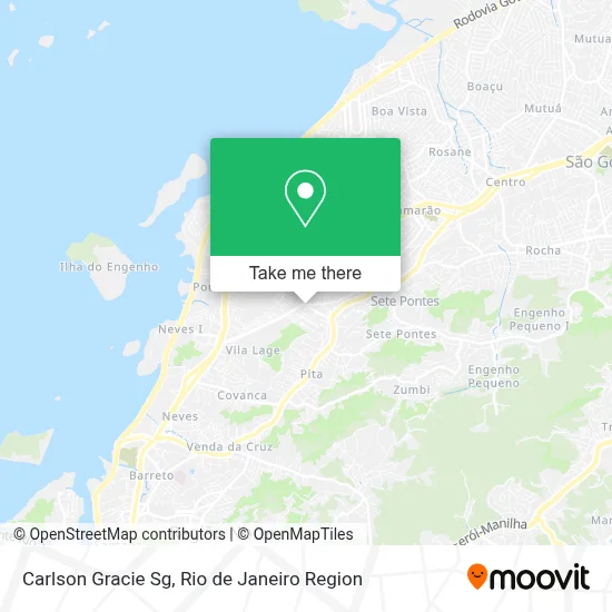 Carlson Gracie Sg map