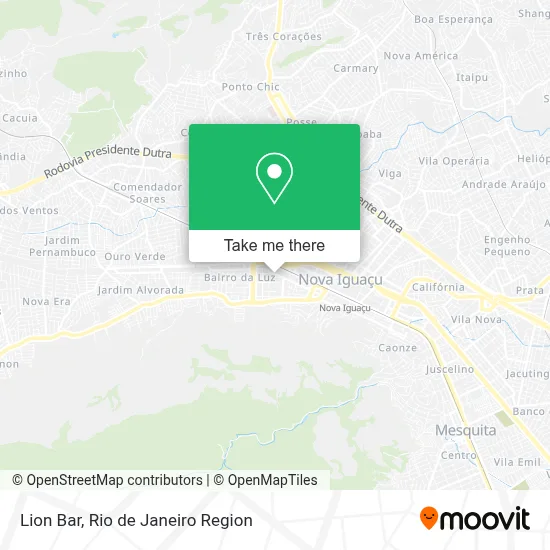Lion Bar map