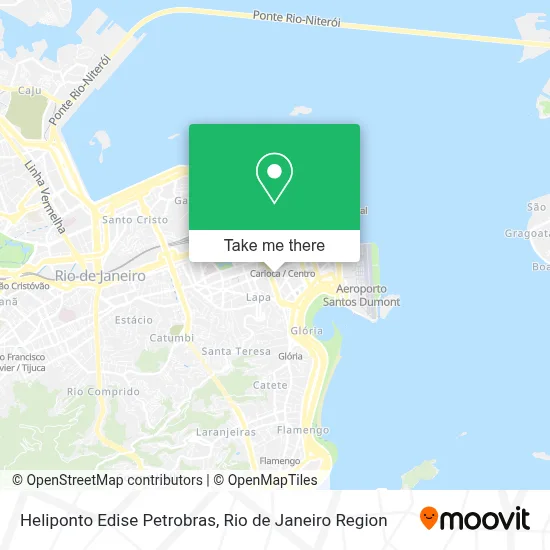 Heliponto Edise Petrobras map