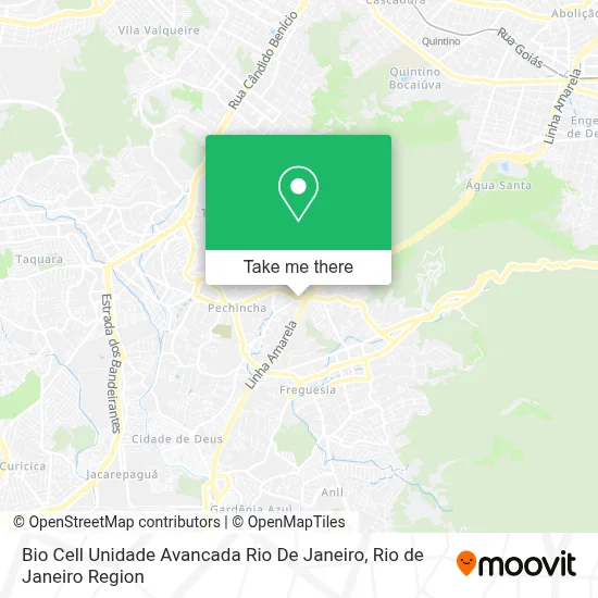 Bio Cell Unidade Avancada Rio De Janeiro map