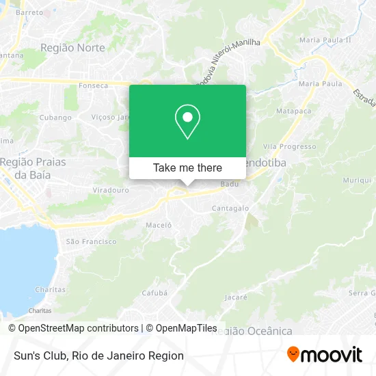 Sun's Club map