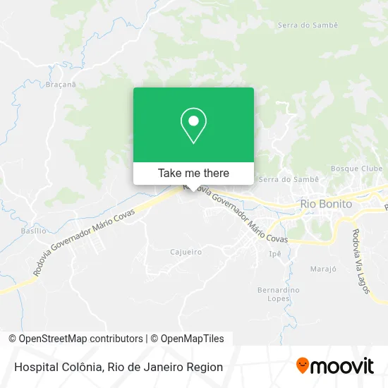 Hospital Colônia map