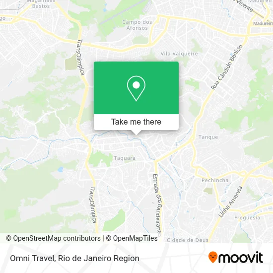 Omni Travel map