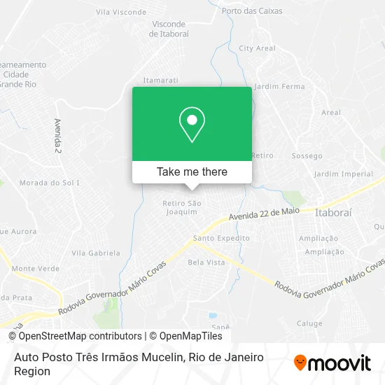 Auto Posto Três Irmãos Mucelin map