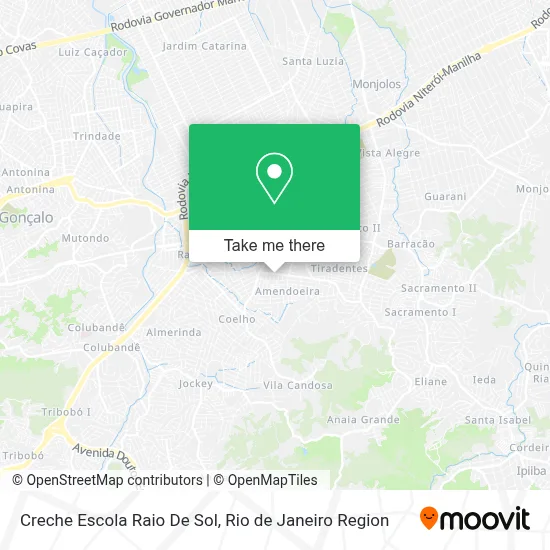 Creche Escola Raio De Sol map