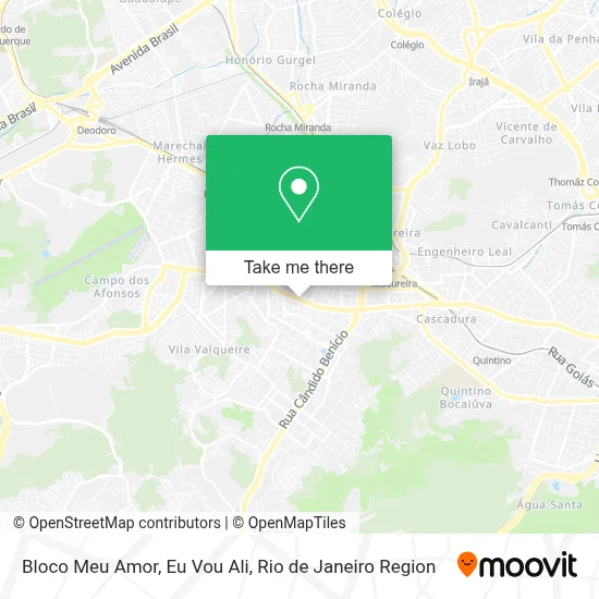 Bloco Meu Amor, Eu Vou Ali map