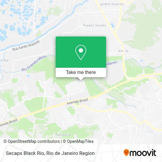 Secaps Black Rio map