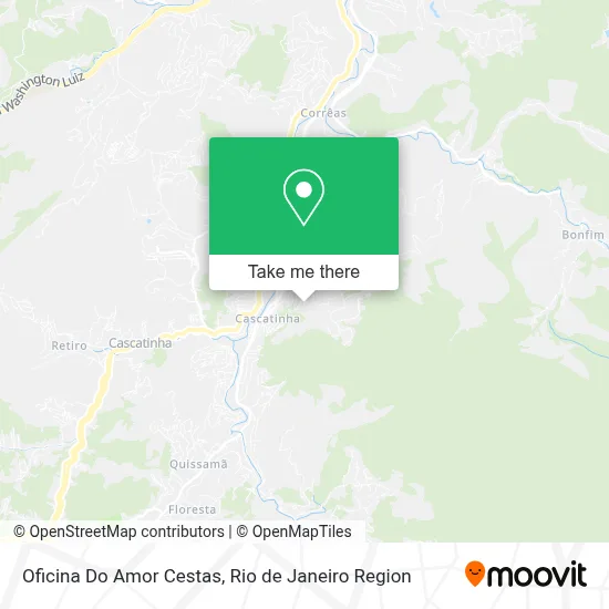 Oficina Do Amor Cestas map