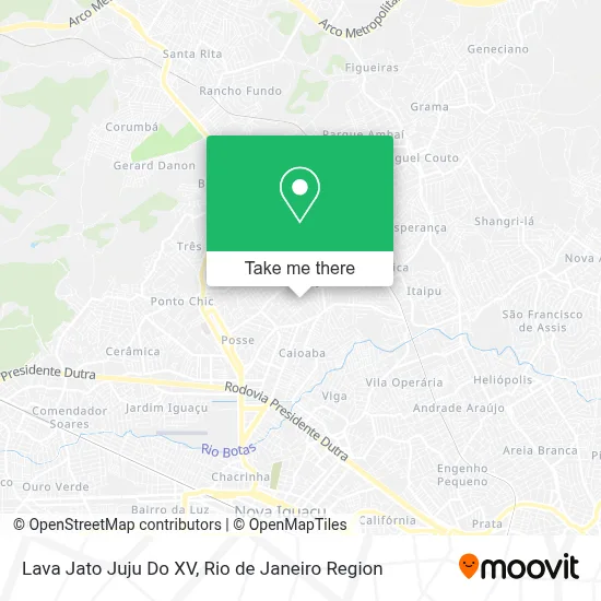Lava Jato Juju Do XV map