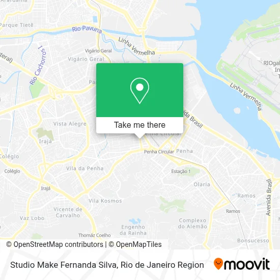 Studio Make Fernanda Silva map