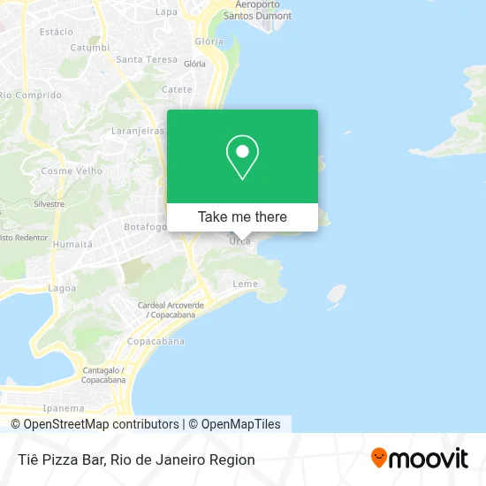 Tiê Pizza Bar map