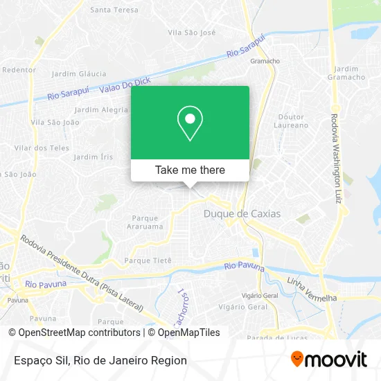 Espaço Sil map
