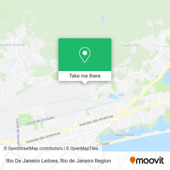 Rio De Janeiro Leiloes map