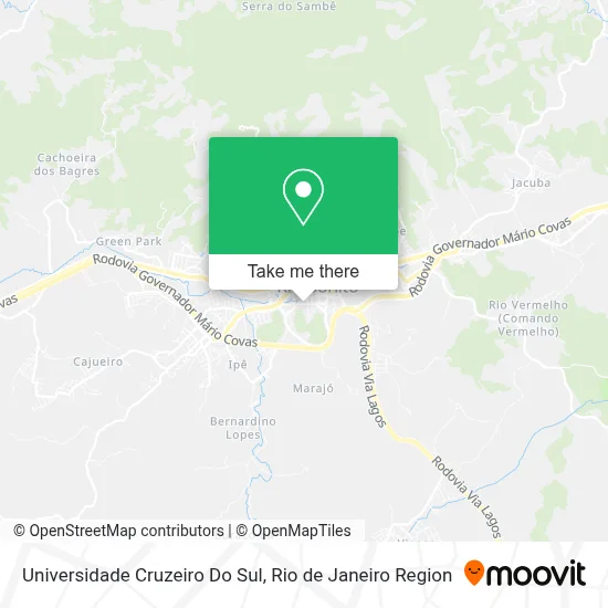 Universidade Cruzeiro Do Sul map