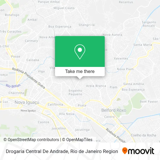 Drogaria Central De Andrade map