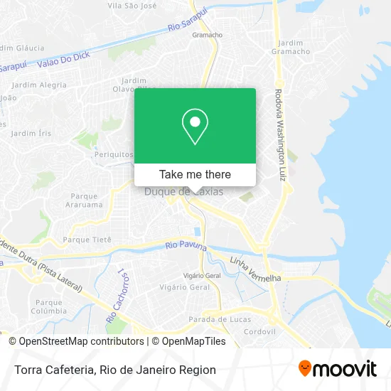 Torra Cafeteria map