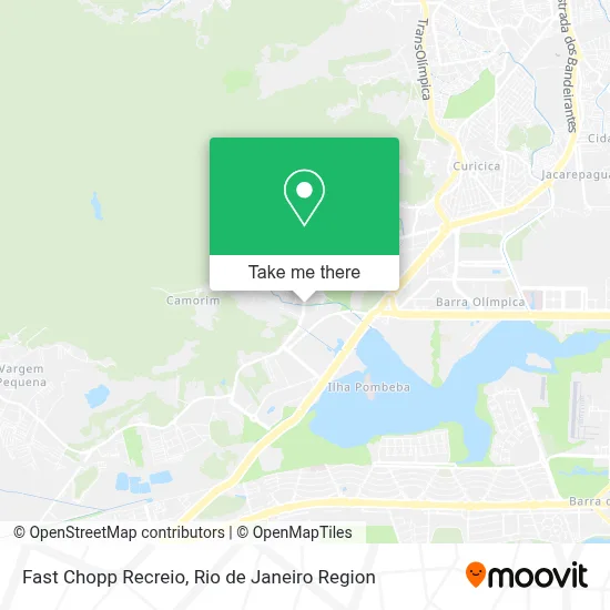 Fast Chopp Recreio map
