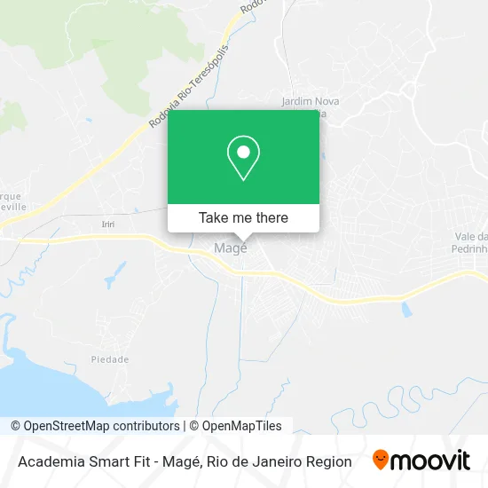 Academia Smart Fit - Magé map