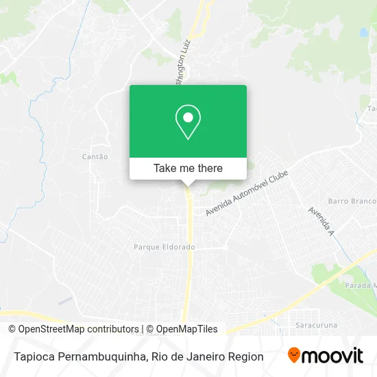 Tapioca Pernambuquinha map