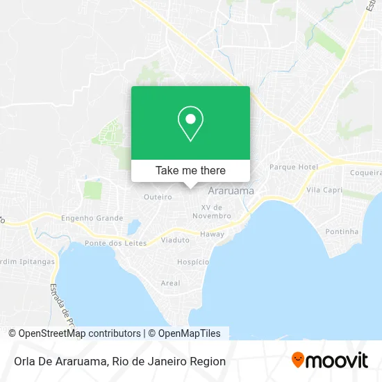 Orla De Araruama map