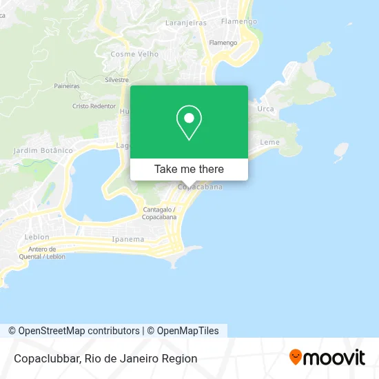 Copaclubbar map