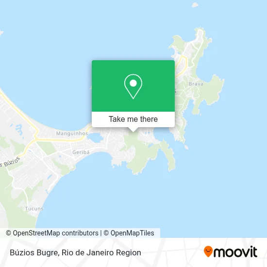 Búzios Bugre map