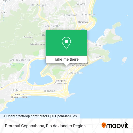 Prorenal Copacabana map