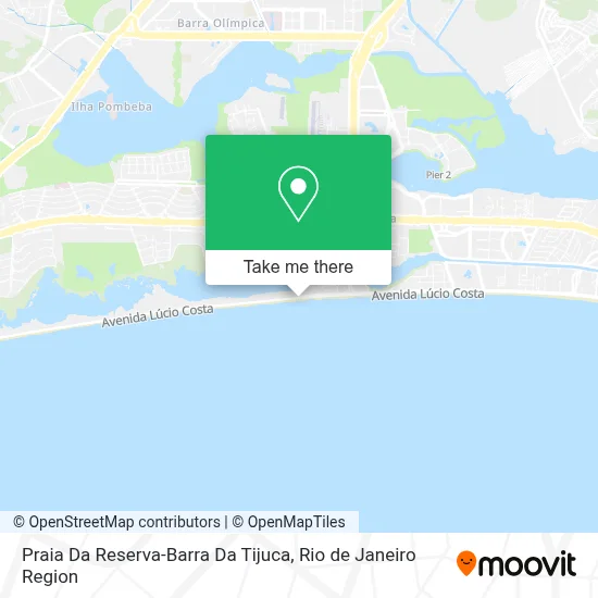 Praia Da Reserva-Barra Da Tijuca map