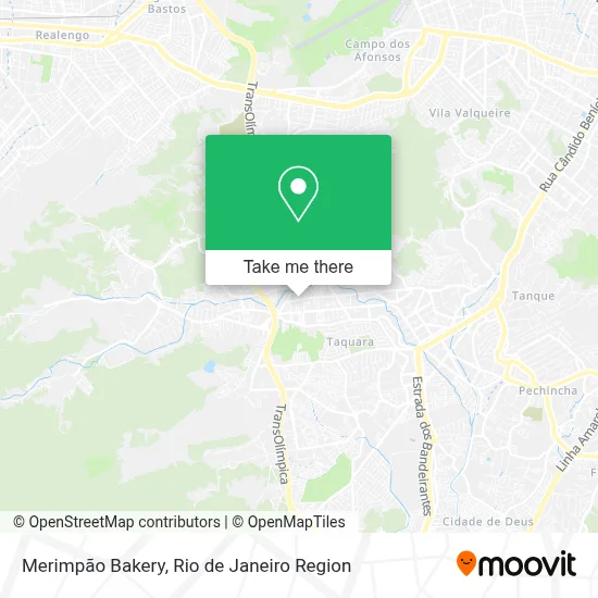 Merimpão Bakery map