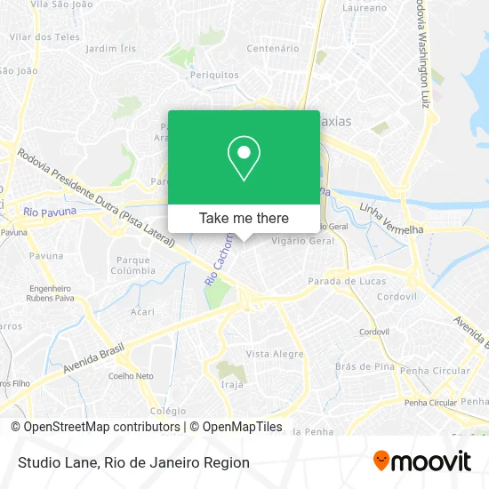 Studio Lane map
