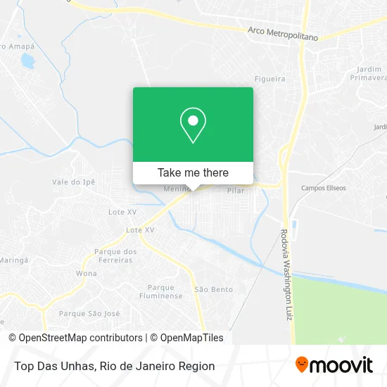 Top Das Unhas map
