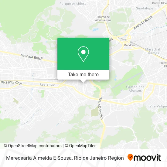 Merecearia Almeida E Sousa map