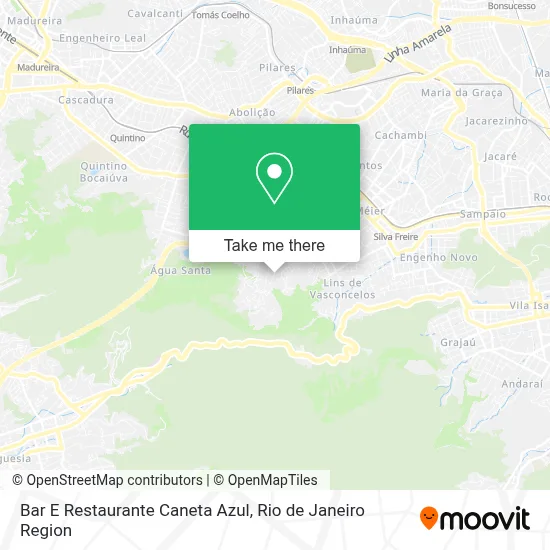 Bar E Restaurante Caneta Azul map