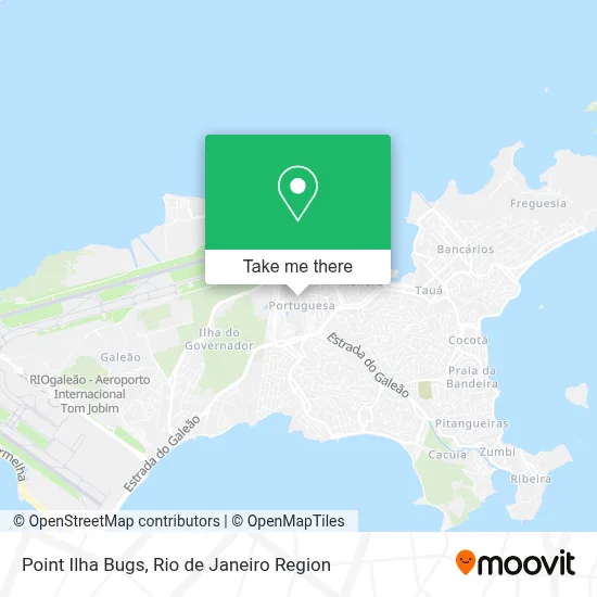 Point Ilha Bugs map