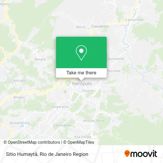 Sitio  Humaytå map