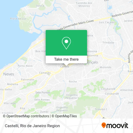 Castelli map