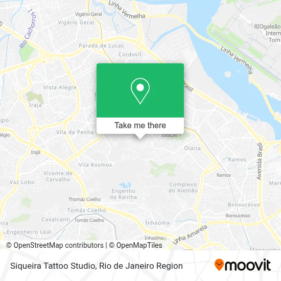 Siqueira Tattoo Studio map