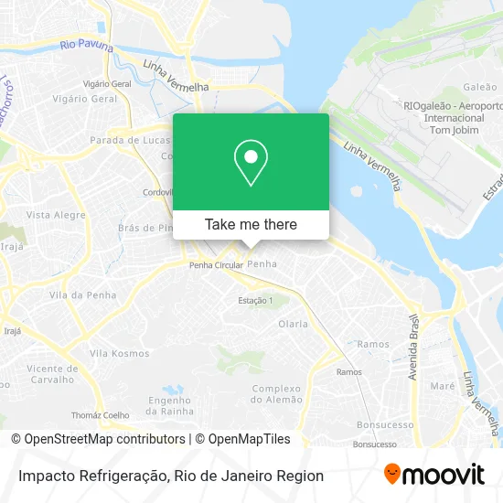 Impacto Refrigeração map