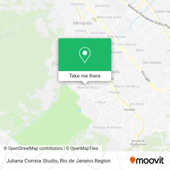 Juliana Correia Studio map
