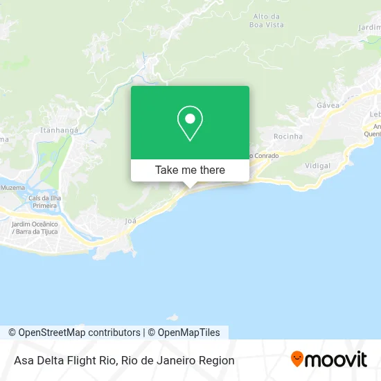 Asa Delta Flight Rio map