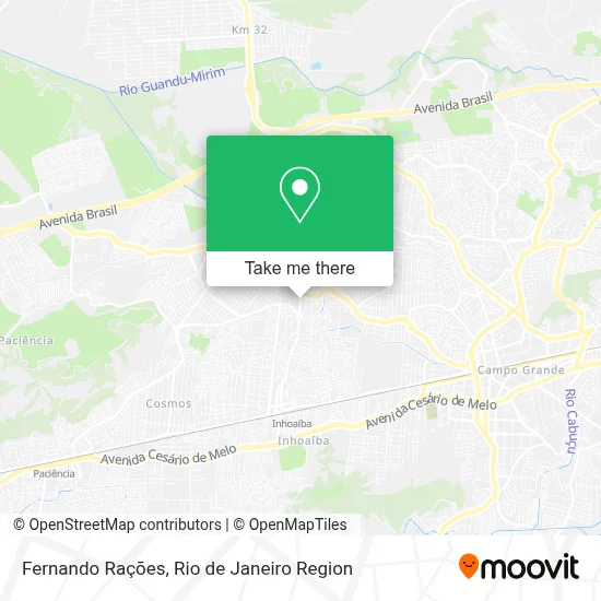 Fernando Rações map