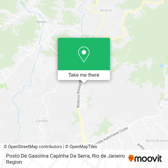 Posto De Gasolina Capinha Da Serra map